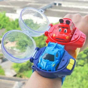 Small Car Analog Watch Remote Control Batteryed Toys