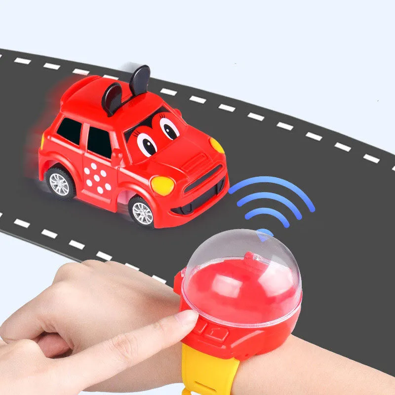 Small Car Analog Watch Remote Control Batteryed Toys