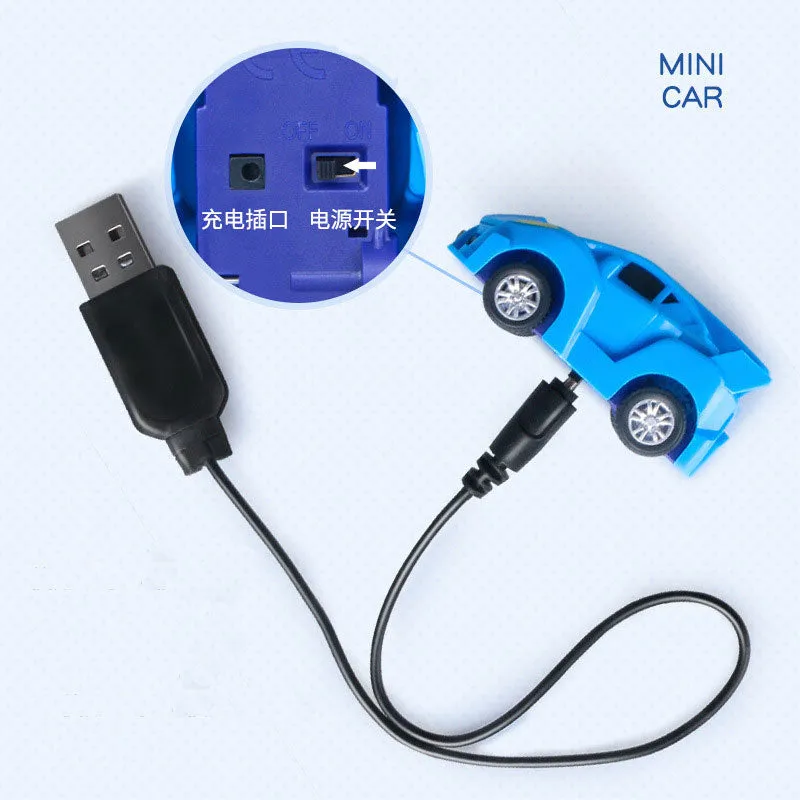 Small Car Analog Watch Remote Control Batteryed Toys