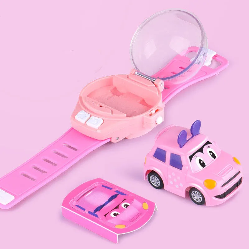 Small Car Analog Watch Remote Control Batteryed Toys