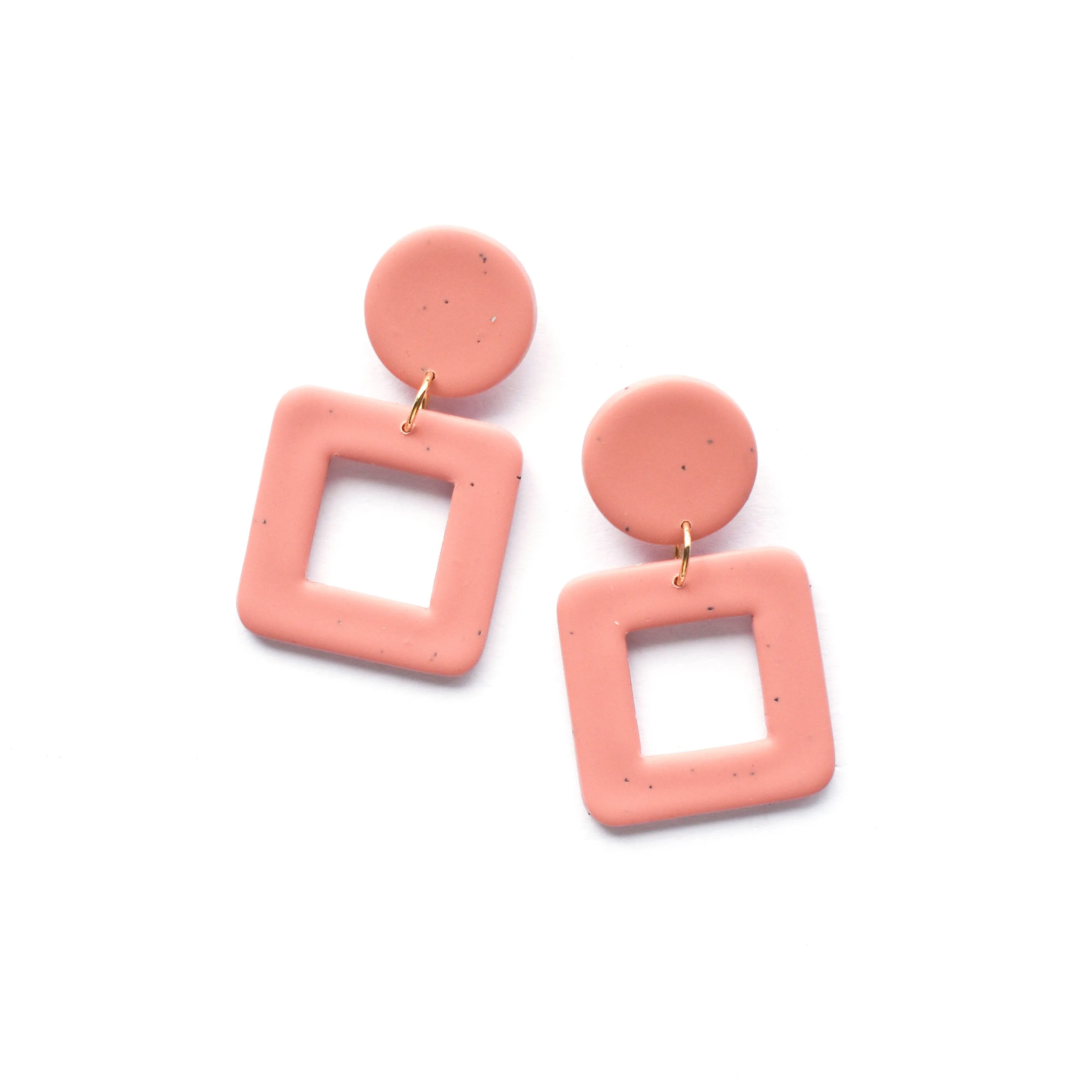 Square Drop Earrings