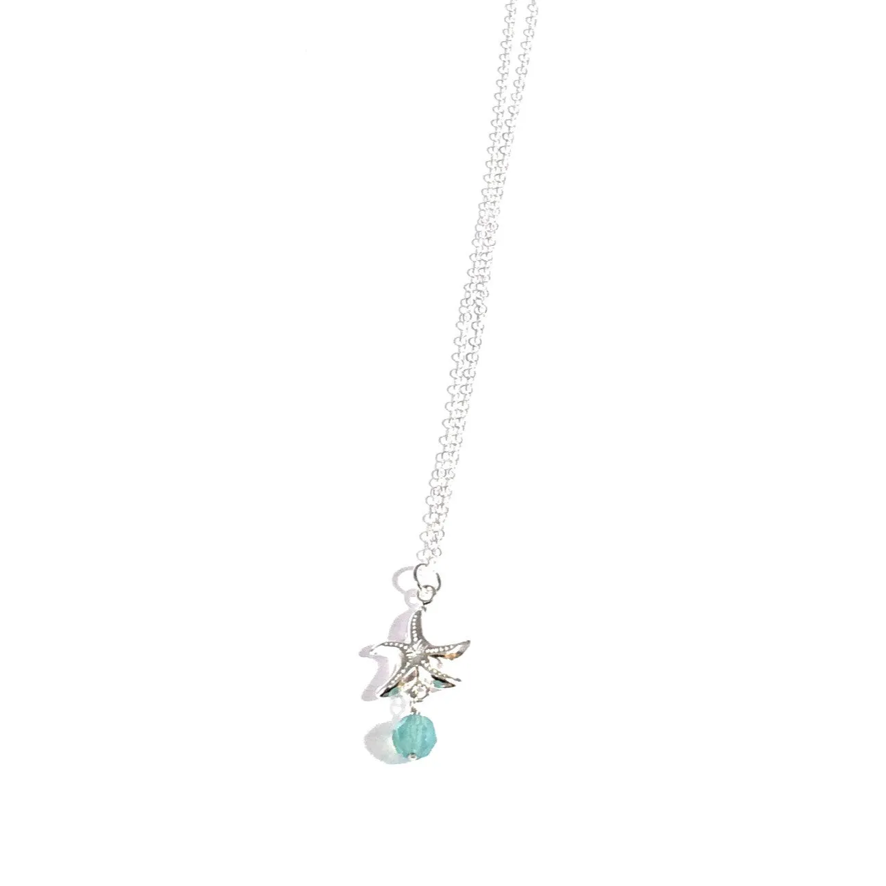 Starfish & Crystal Necklace