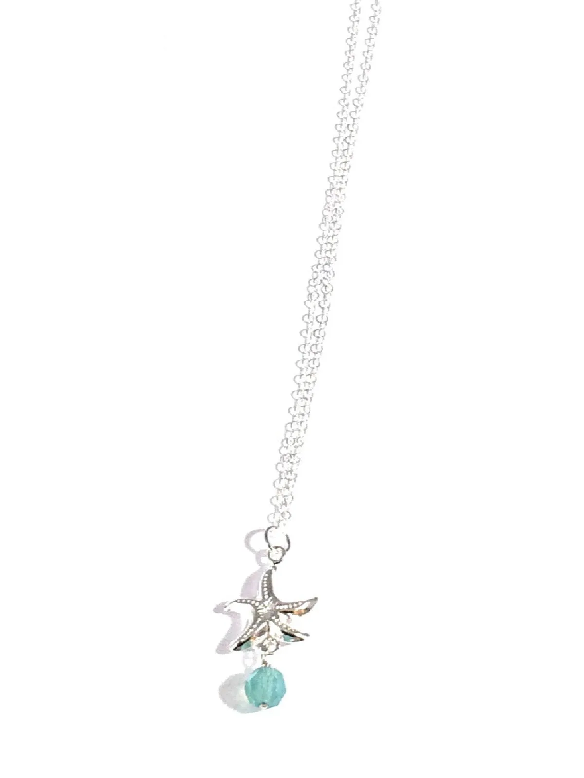 Starfish & Crystal Necklace