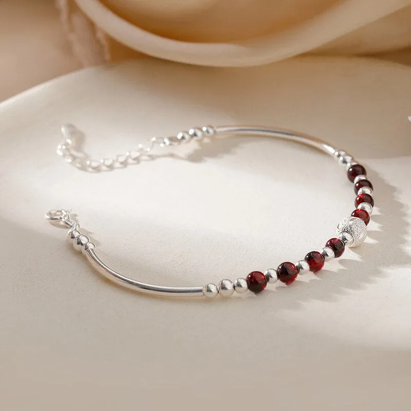 Sterling Silver Round Bracelets