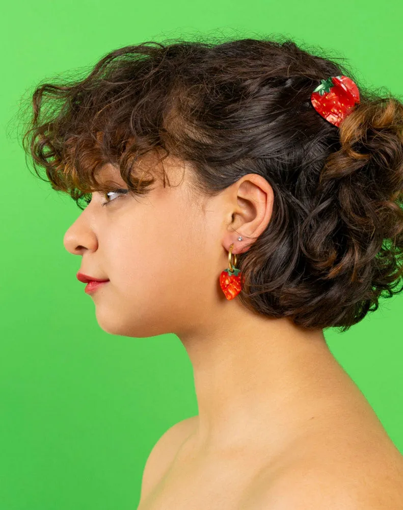 STRAWBERRY EARRINGS