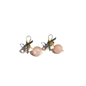 Sunstone Bow Earrings