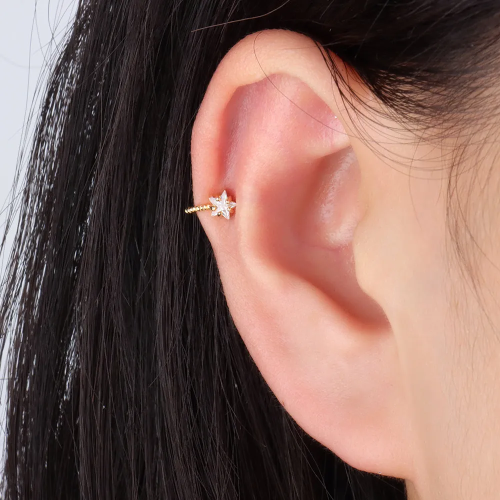 Twisted Star Ear Cuff