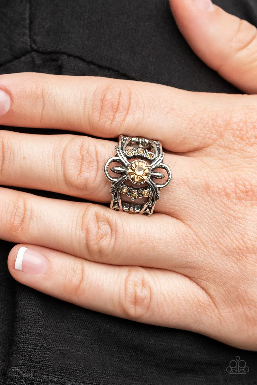 We Wear Crowns Here - Brown Paparazzi Rings