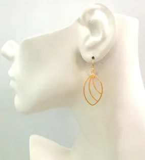 Wing Cutout Drop Earrings