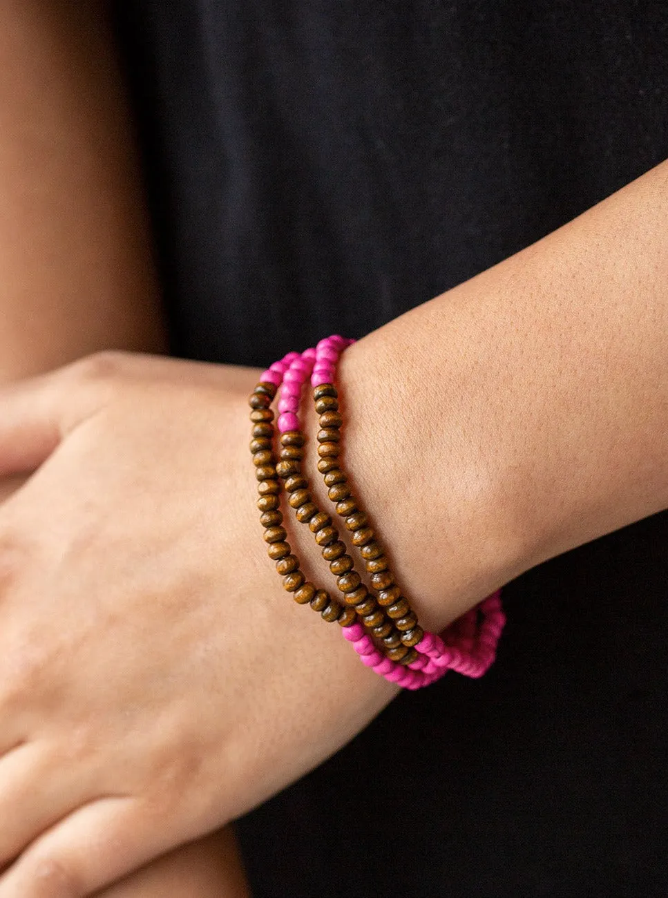  Woodland Wanderer Pink Bracelets